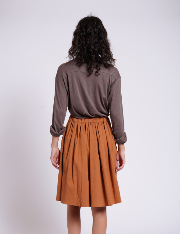 Alef Alef | אלף אלף - בגדי מעצבים | MIRI חצאית קצרה חמרה