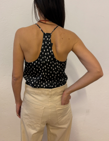 Alef Alef | אלף אלף - בגדי מעצבים | גופיית מלמלה כתמים | SAMPLE