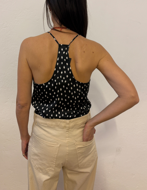 Alef Alef | אלף אלף - בגדי מעצבים | גופיית מלמלה כתמים | SAMPLE