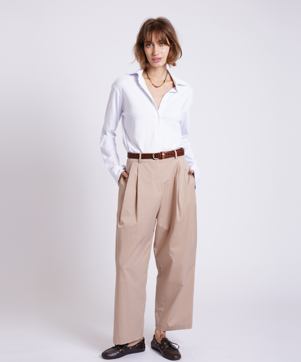 NOGA מכנסיים מחוייטים בגזרת בלון ניוד