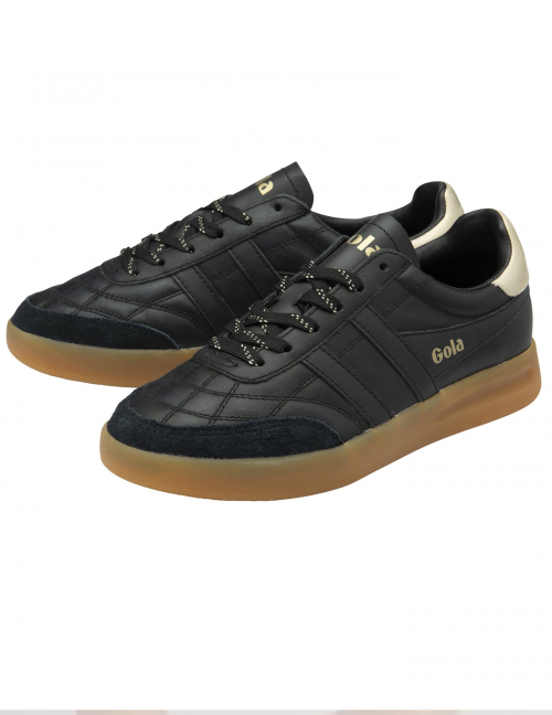 Alef Alef | אלף אלף - בגדי מעצבים | סניקרס עור STADIA GOLA שחור Alef Alef | אלף אלף - בגדי מעצבים | סניקרס עור STADIA GOLA שחור