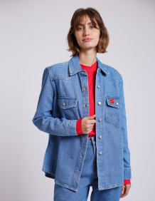 Alef Alef | אלף אלף - בגדי מעצבים | ג'קט ג'ינס DENIM JACKET כחול