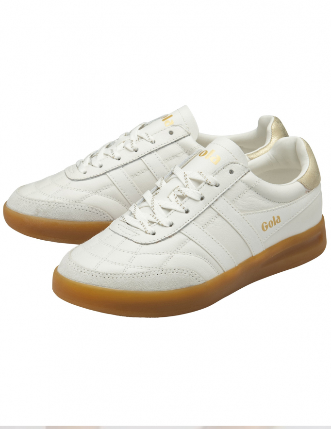 Alef Alef | אלף אלף - בגדי מעצבים | סניקרס עור STADIA GOLA לבן