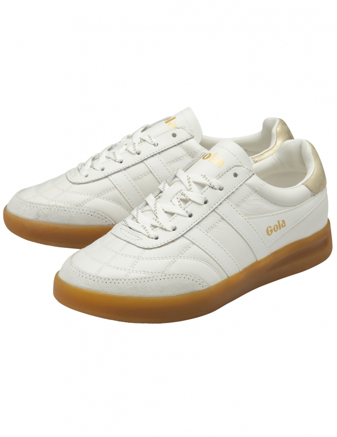 Alef Alef | אלף אלף - בגדי מעצבים | סניקרס עור STADIA GOLA לבן