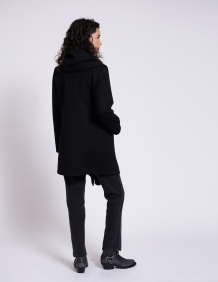 Alef Alef | אלף אלף - בגדי מעצבים | עליונית OWL שחור מעויינים