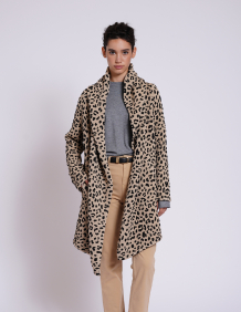 Alef Alef | אלף אלף - בגדי מעצבים | עליונית OWL בז' מנומר