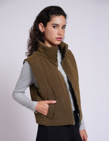 Alef Alef | אלף אלף - בגדי מעצבים | מעיל וסט HAWK זית