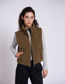 Alef Alef | אלף אלף - בגדי מעצבים | מעיל וסט HAWK זית