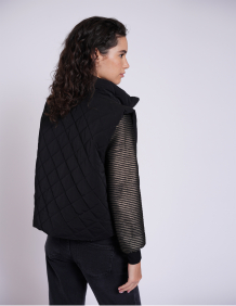 Alef Alef | אלף אלף - בגדי מעצבים | מעיל וסט HAWK שחור