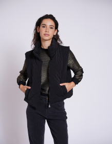 Alef Alef | אלף אלף - בגדי מעצבים | מעיל וסט HAWK שחור