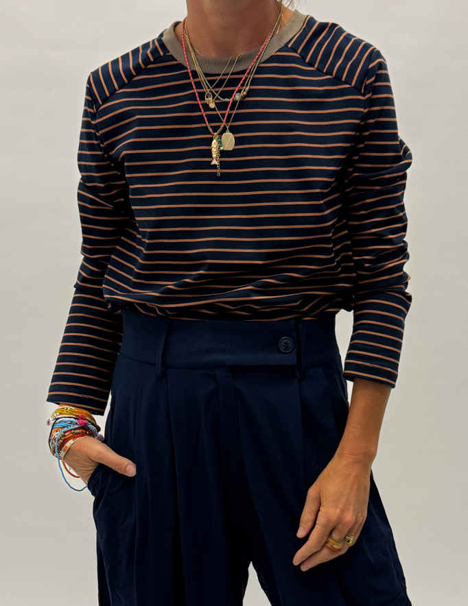 Alef Alef | אלף אלף - בגדי מעצבים | חולצת פסים  | SAMPLE