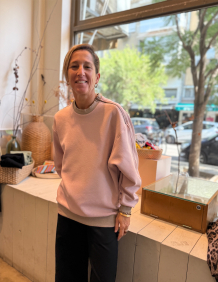 Alef Alef | אלף אלף - בגדי מעצבים | סווטשרט EAGLE ורוד