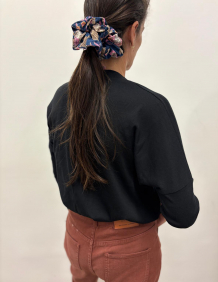 Alef Alef | אלף אלף - בגדי מעצבים | NO.50 חולצת וי ארוכה שחור