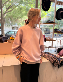 Alef Alef | אלף אלף - בגדי מעצבים | סווטשרט EAGLE ורוד