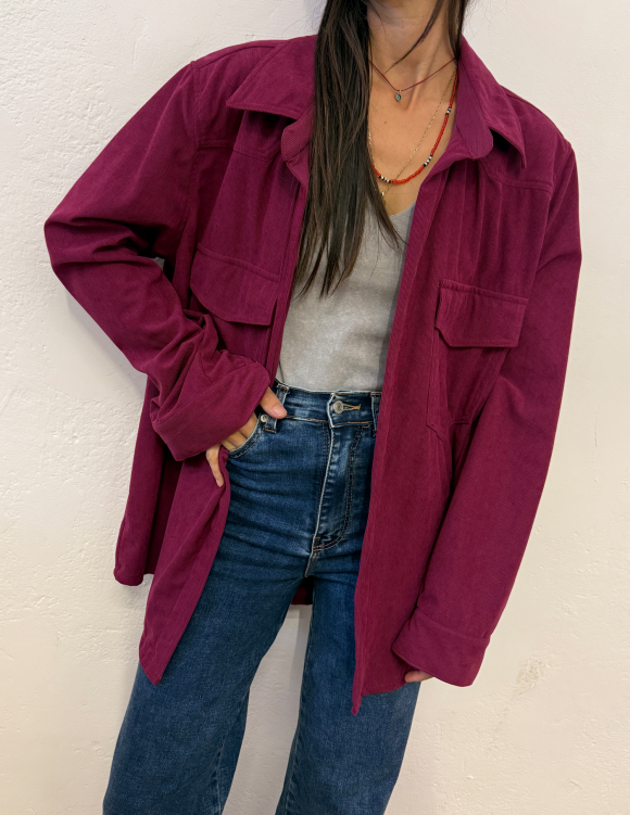 Alef Alef | אלף אלף - בגדי מעצבים | ג'קט קרודרוי | SAMPLE