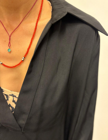 Alef Alef | אלף אלף - בגדי מעצבים | חולצת סטן  | SAMPLE