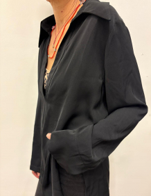 Alef Alef | אלף אלף - בגדי מעצבים | חולצת סטן  | SAMPLE