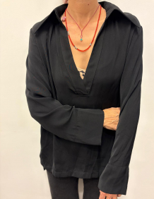 Alef Alef | אלף אלף - בגדי מעצבים | חולצת סטן  | SAMPLE