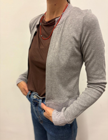 Alef Alef | אלף אלף - בגדי מעצבים | קרדיגן אפור | SAMPLE