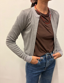 Alef Alef | אלף אלף - בגדי מעצבים | קרדיגן אפור | SAMPLE