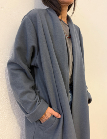 Alef Alef | אלף אלף - בגדי מעצבים | עליונית אפורה כחלכלה | SAMPLE