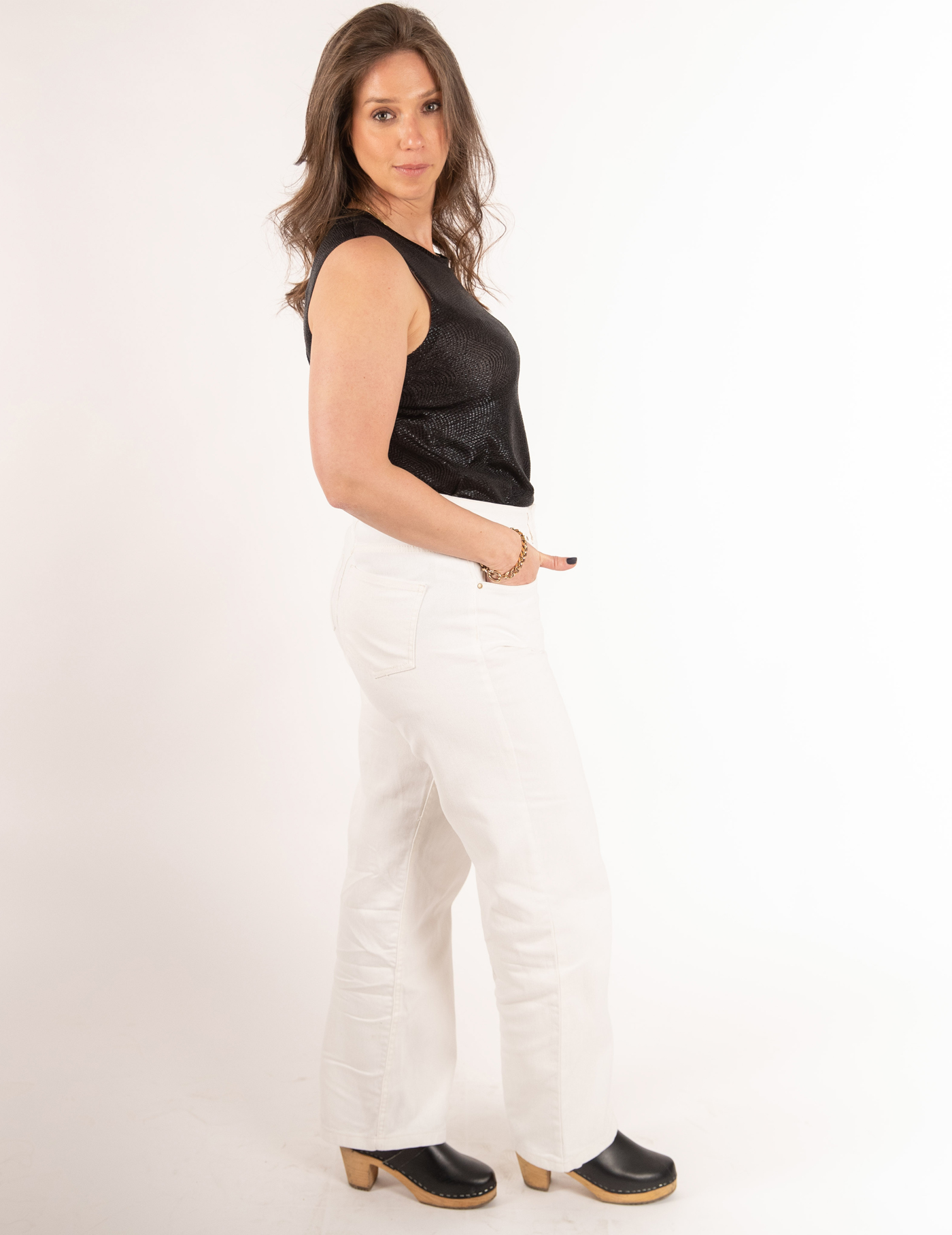 ג'ינס לבן N DENIM – תמונה 5