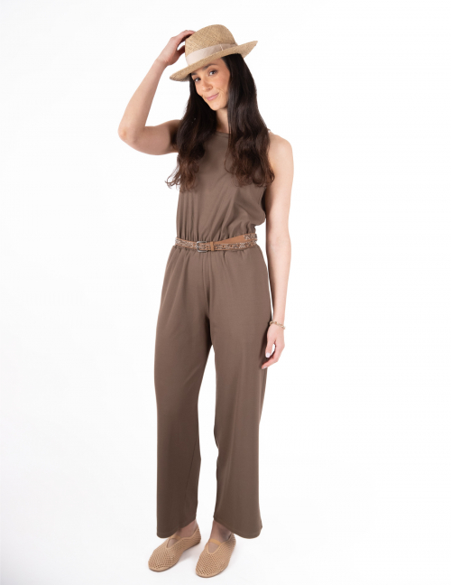 Alef Alef | אלף אלף - בגדי מעצבים | אוברול BLOOM חום