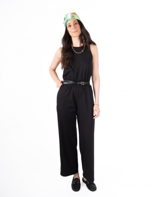 Alef Alef | אלף אלף - בגדי מעצבים | אוברול BLOOM שחור