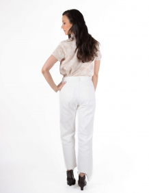 Alef Alef | אלף אלף - בגדי מעצבים | ג'ינס לבן N DENIM