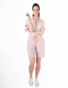 Alef Alef | אלף אלף - בגדי מעצבים | ברמודה ARISE פס אדום Alef Alef | אלף אלף - בגדי מעצבים | ברמודה ARISE פס אדום