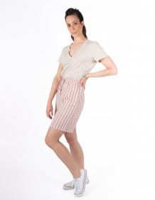 Alef Alef | אלף אלף - בגדי מעצבים | ברמודה ARISE פס אדום Alef Alef | אלף אלף - בגדי מעצבים | ברמודה ARISE פס אדום