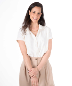 מכופתרת LUSH שמנת רקום